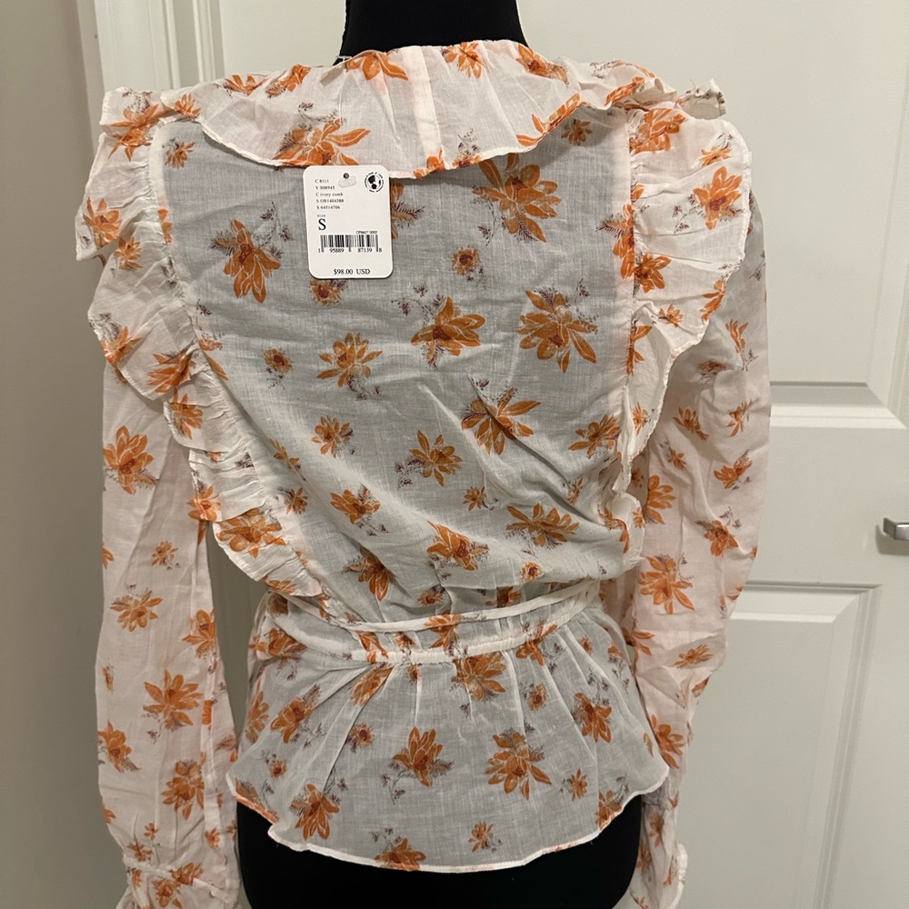 Free People Ruffle Top - Picture 4 of 7